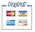 Aceptamos tarjetas y pagos por Paypal