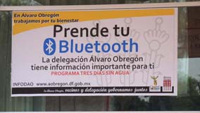publicidad bluetooth en gobierno
